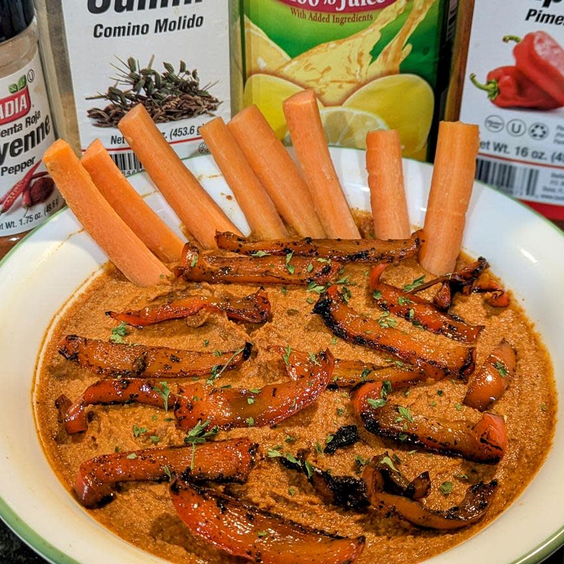 Roasted Red Pepper Hummus