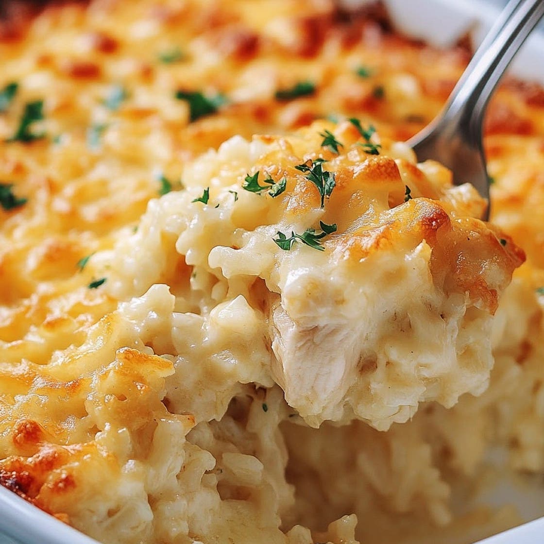 Angel Chicken Rice Casserole