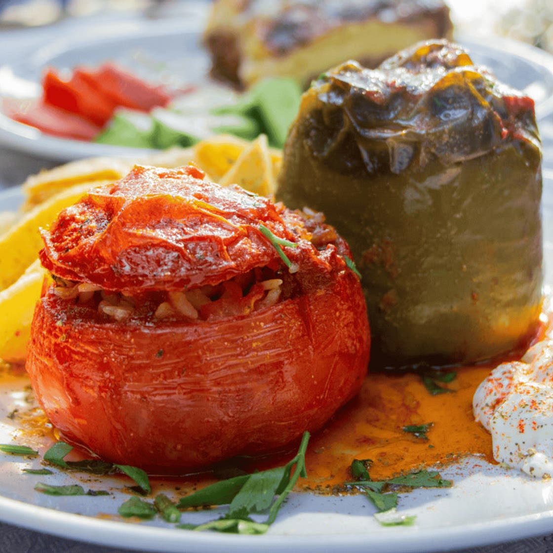 Greek Style Stuffed Vegetables