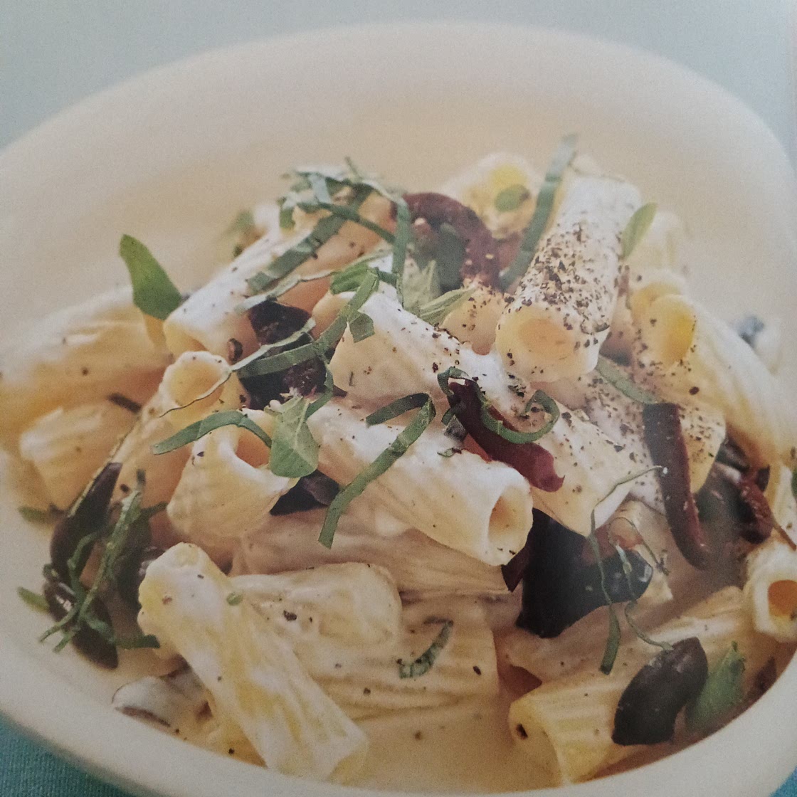 Rigatoni with Goat Cheese