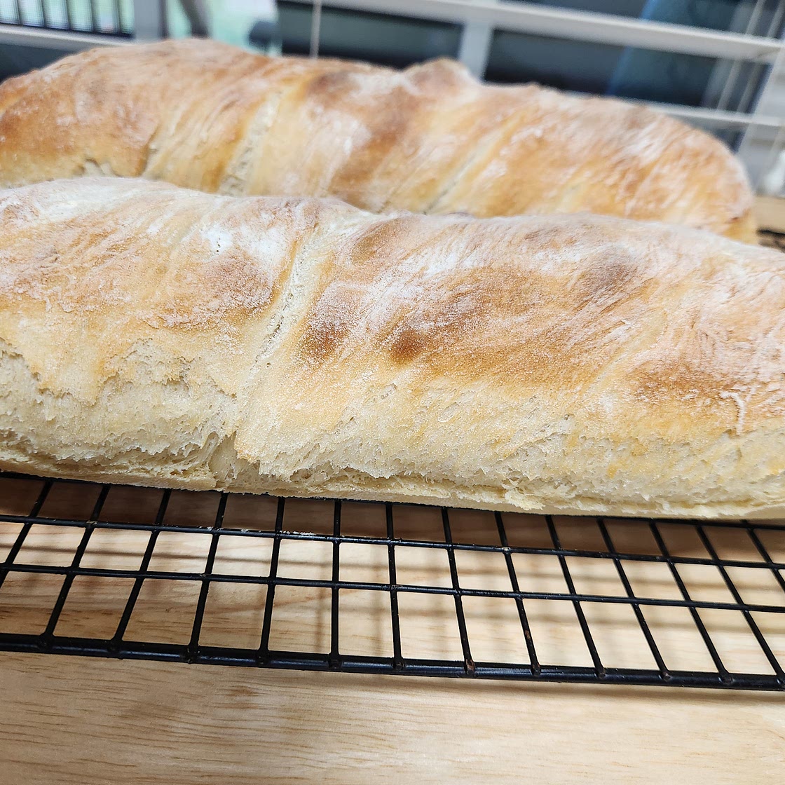No Knead Baguettes