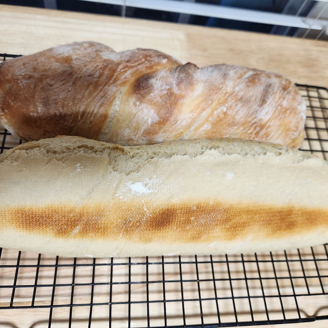 No Knead Baguettes