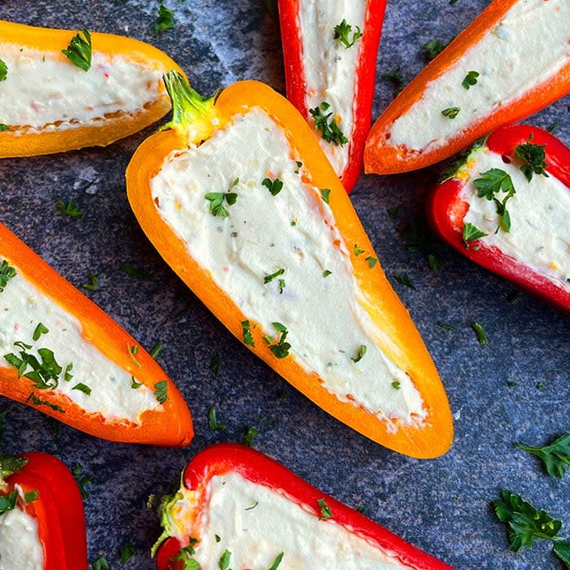 Bell pepper with cream
