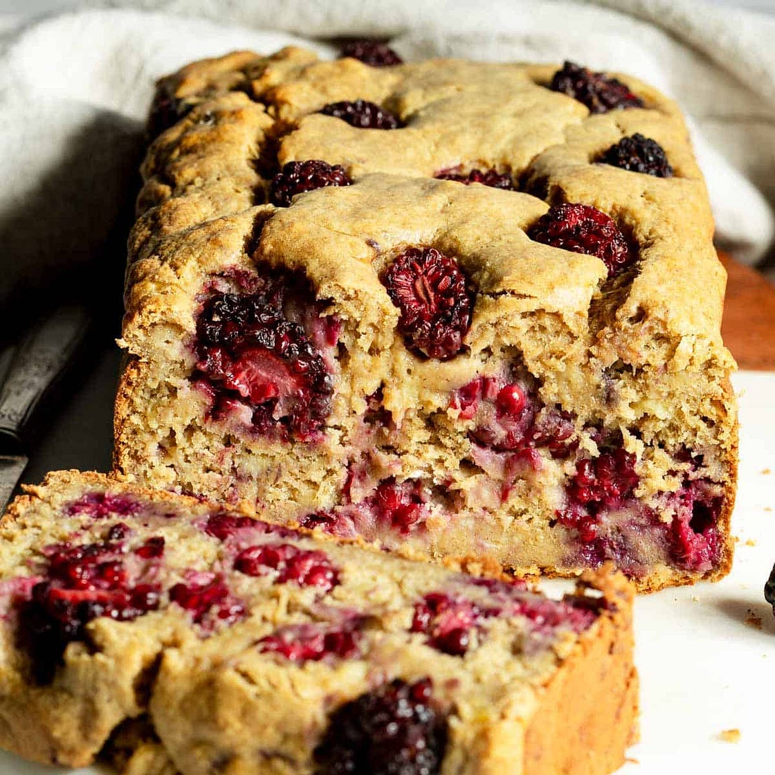 Blackberry Banana Bread