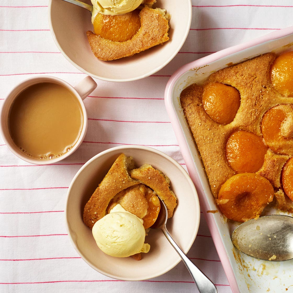 Air Fryer Peach Cobbler
