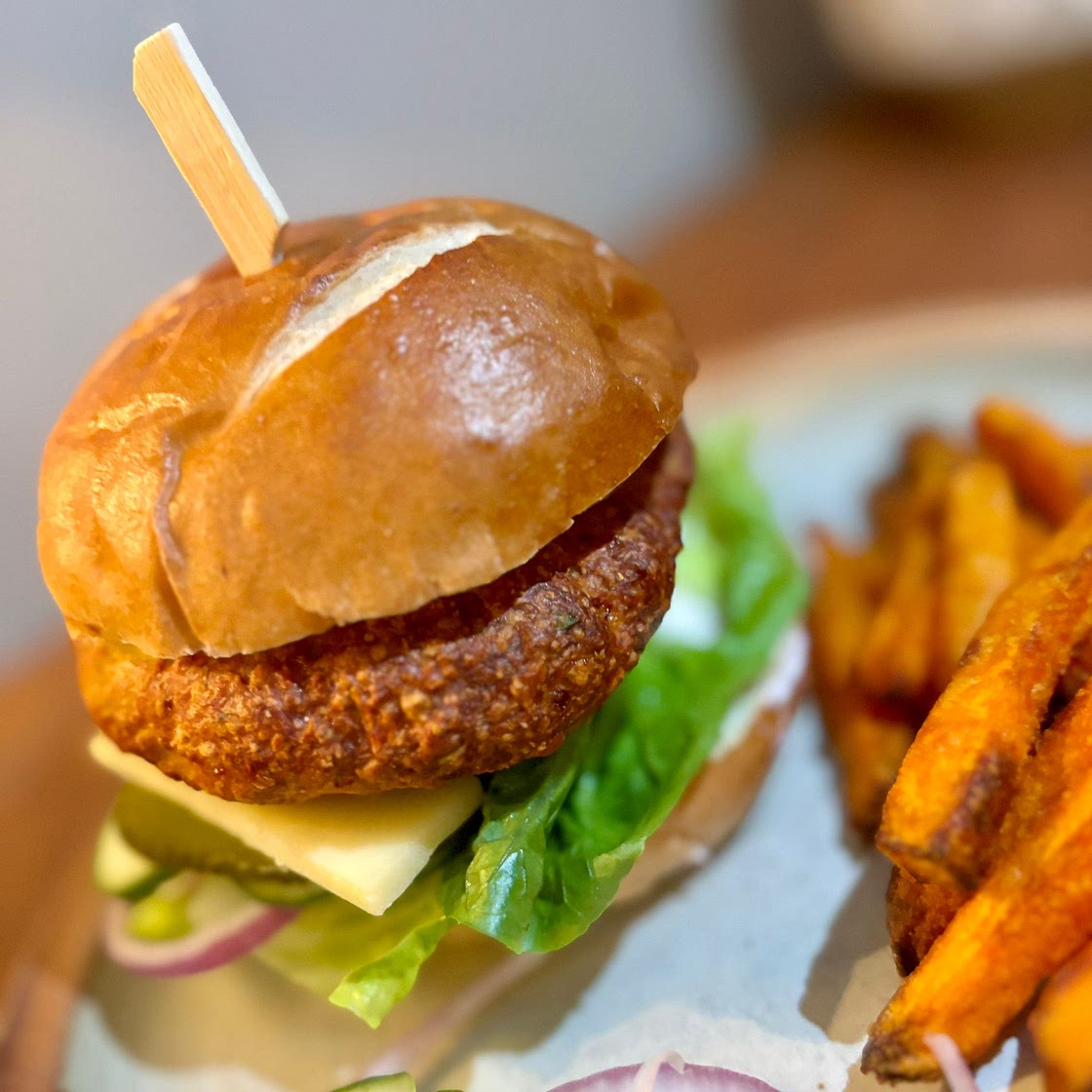 Air Fryer Turkey Burger