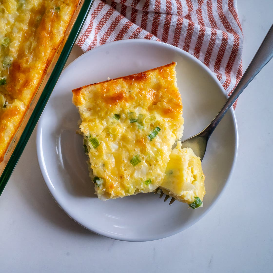 Baked Cottage Cheese Eggs