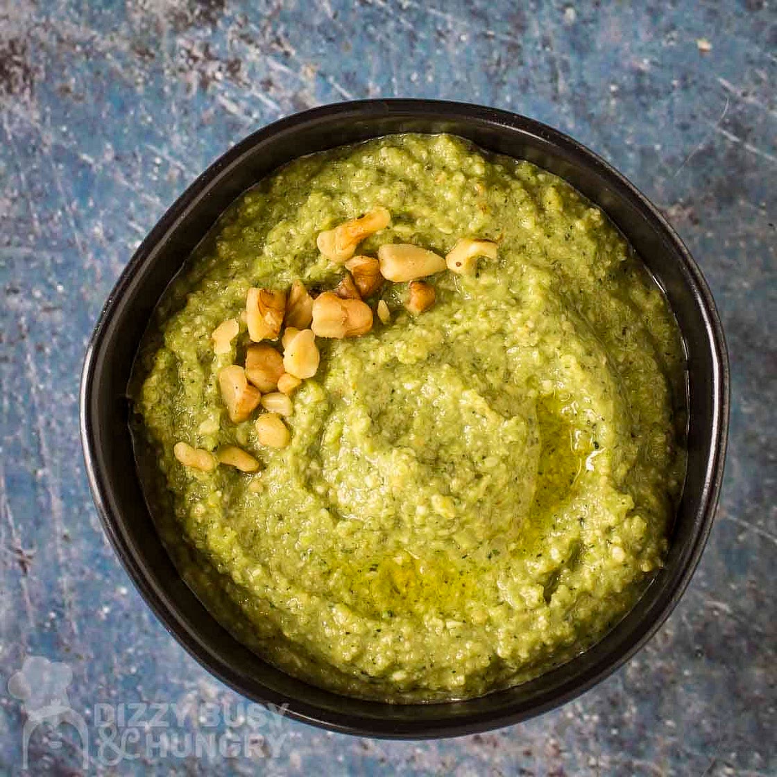 Easy Creamy Zucchini Pesto (without pine nuts)