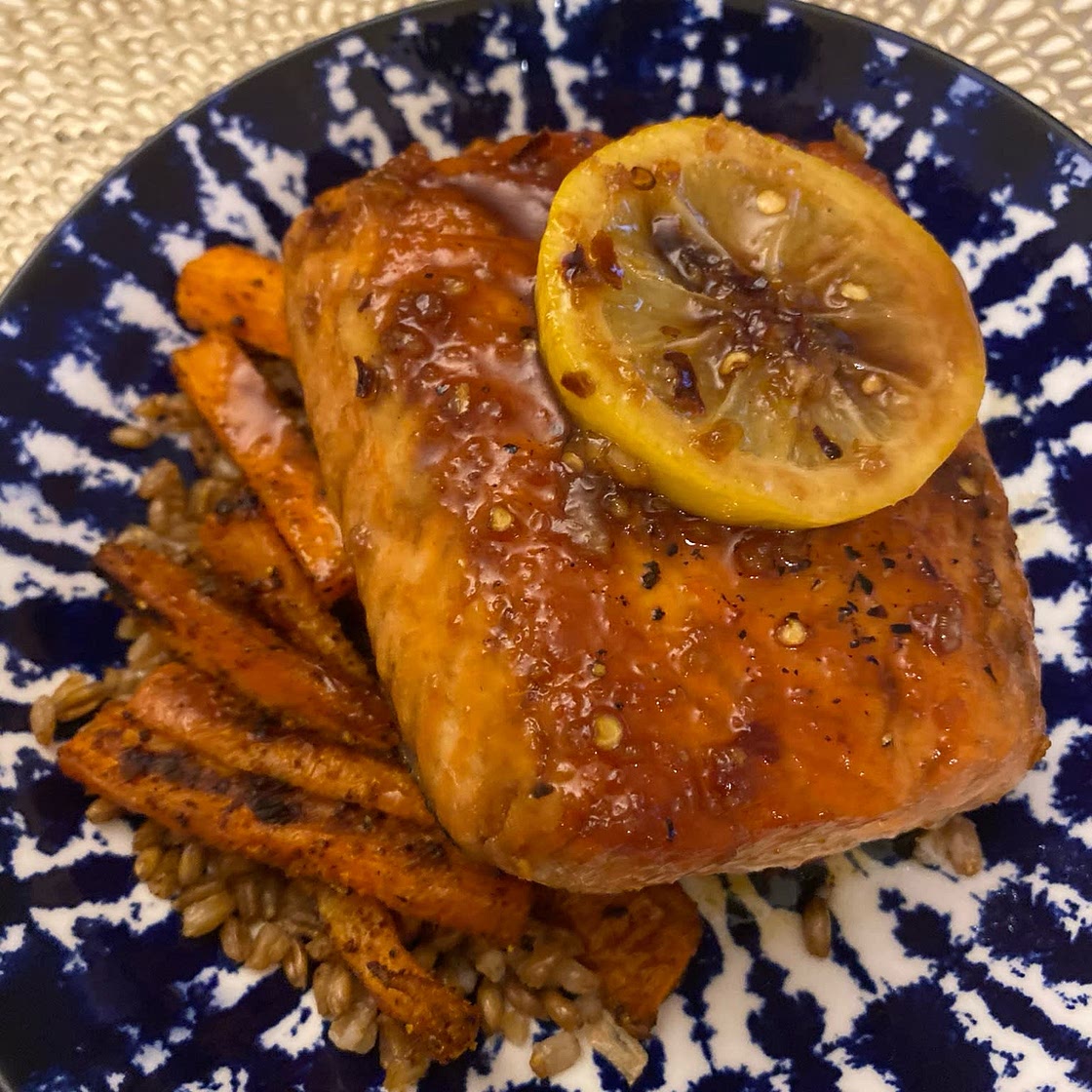 Honey-Garlic Glazed Salmon