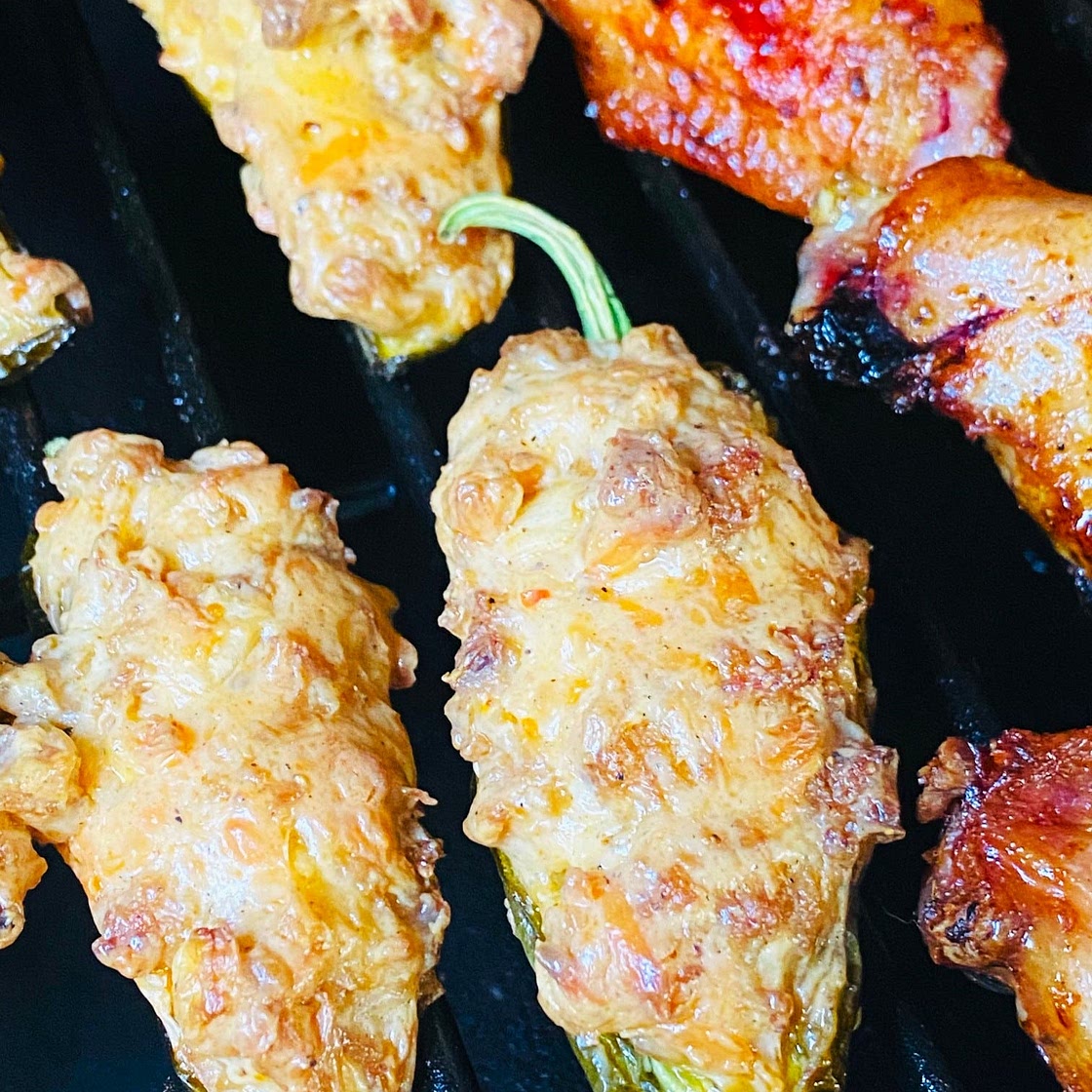 Smoked Cheesy Sausage Jalapenos