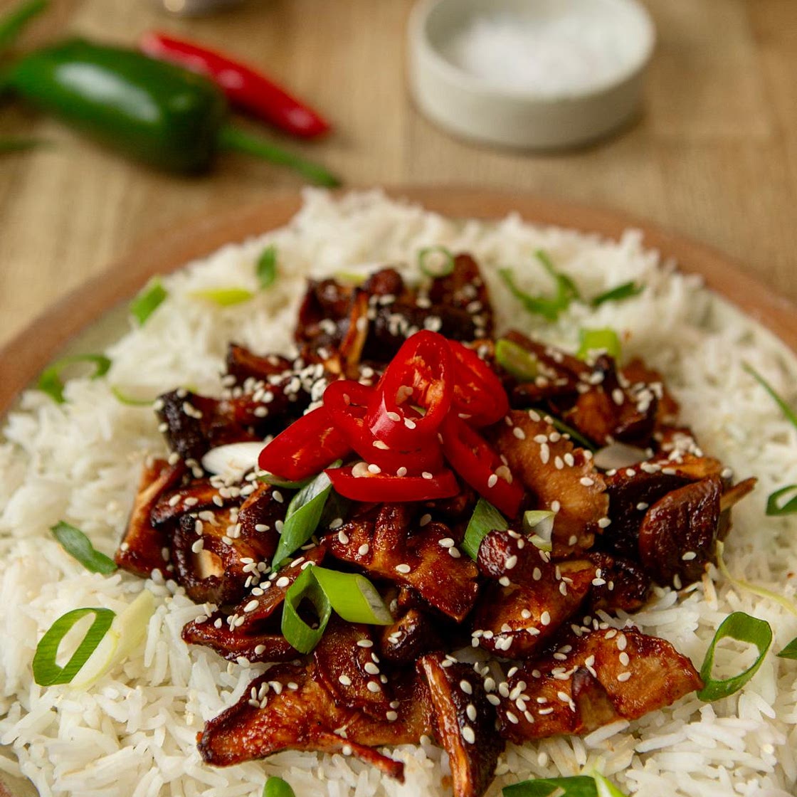 Air Fryer Shiitake Mushrooms