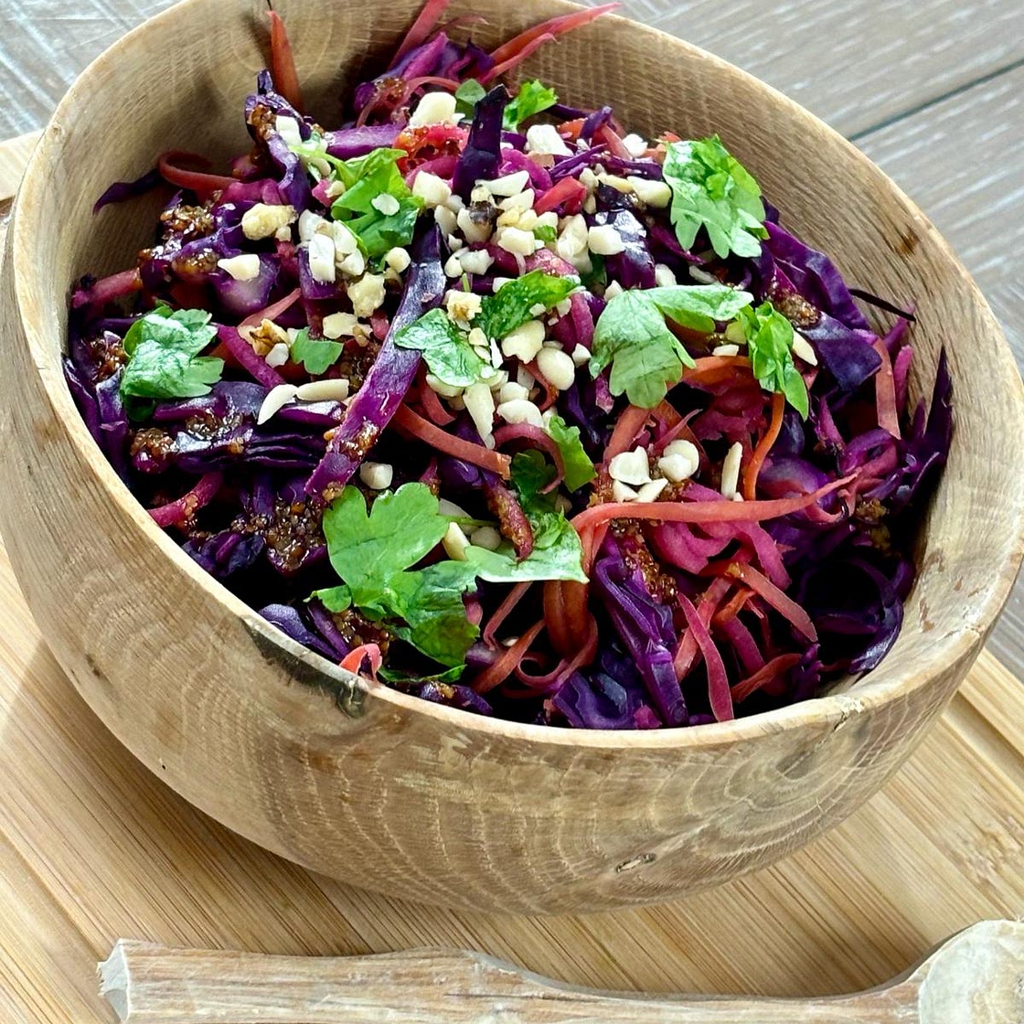 Air Fryer Veg Slaw
