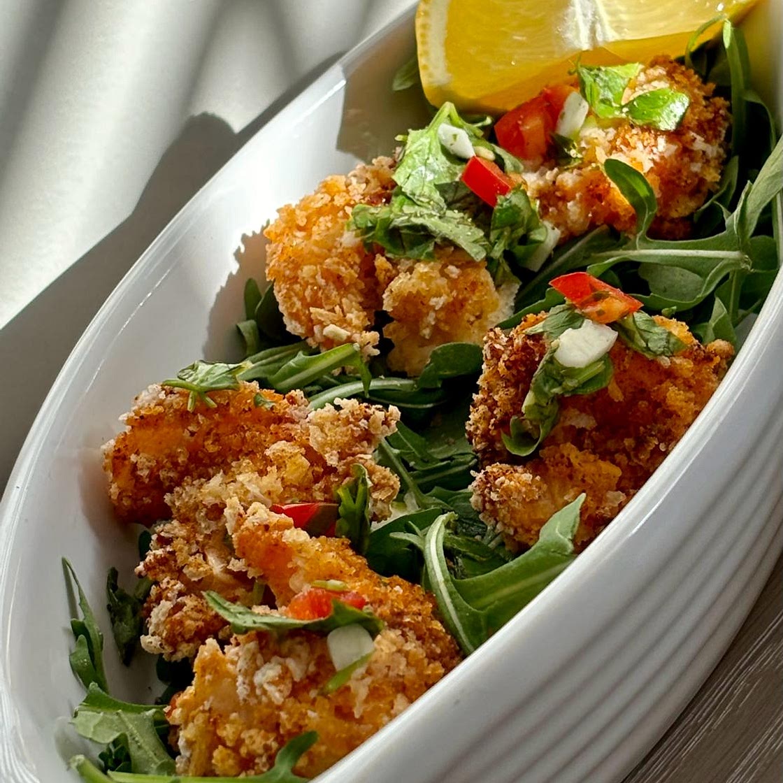 Air Fryer Breaded Prawns