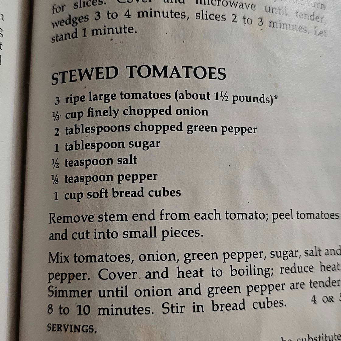 Debby Hollingshead's stewed tomatoes