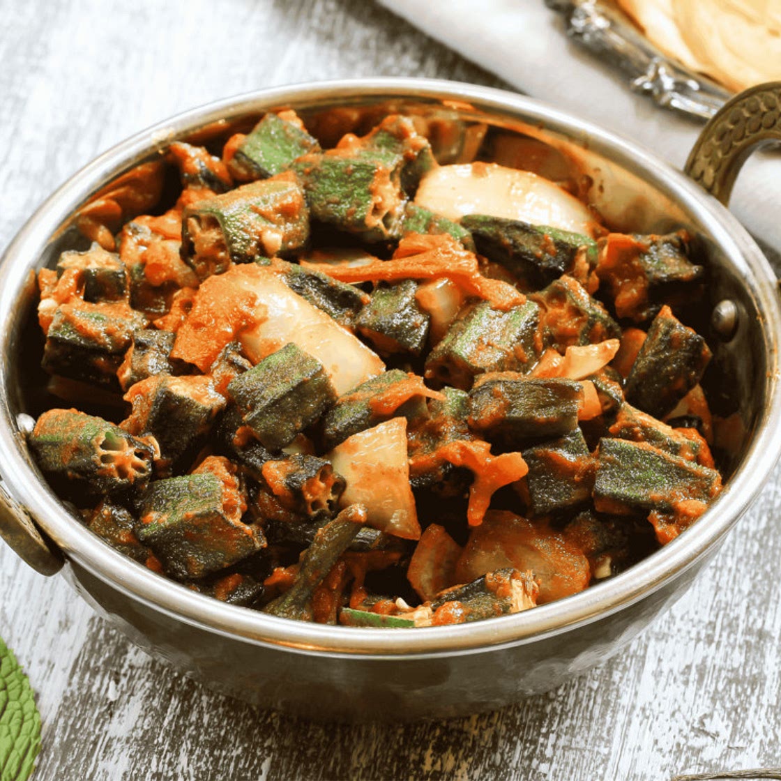 Indian Spiced Okra Stir Fry