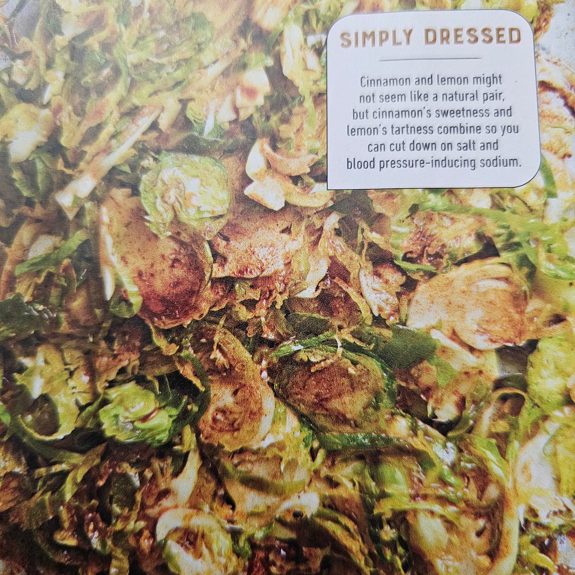 Cinnamon Spiced Brussel Sprouts