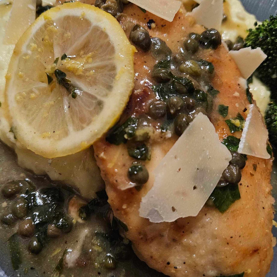 Chicken Piccata (GF mod included)