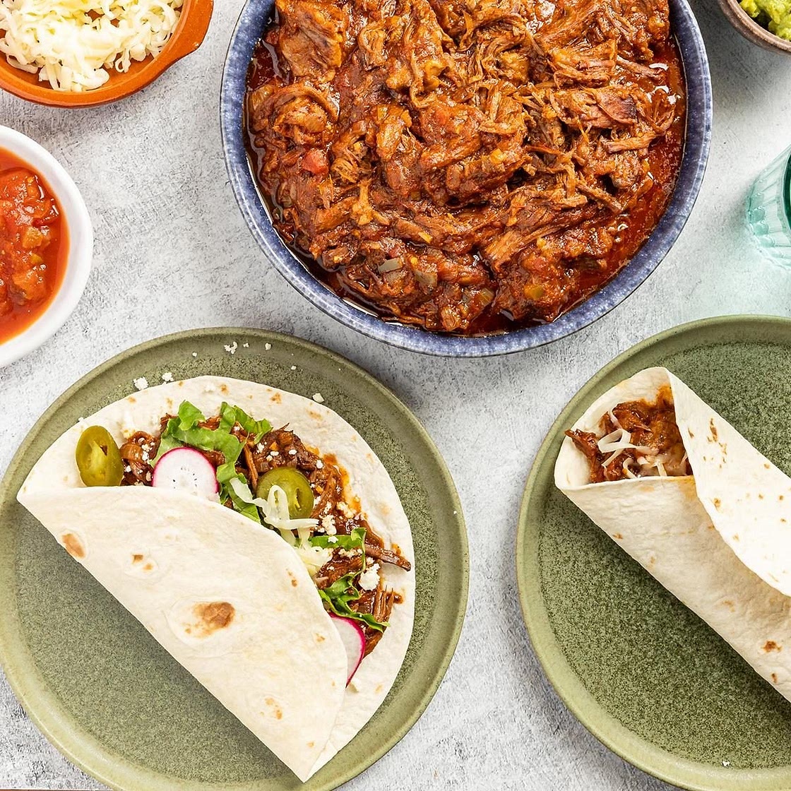 Shredded Beef Tacos