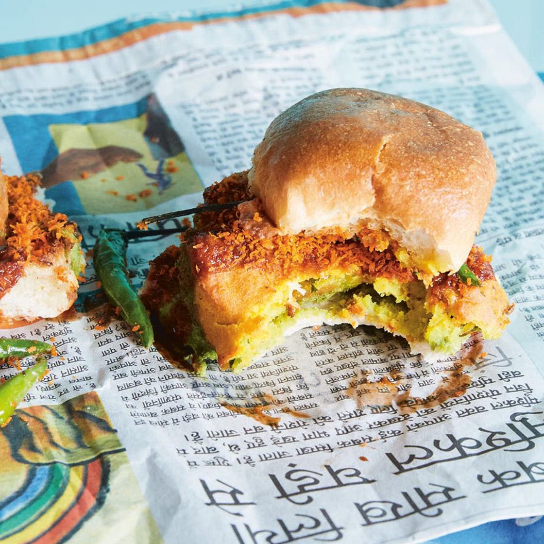 Vada Pav (Potato Fritter Sandwich) From Maneet Chauhan & Jody Eddy