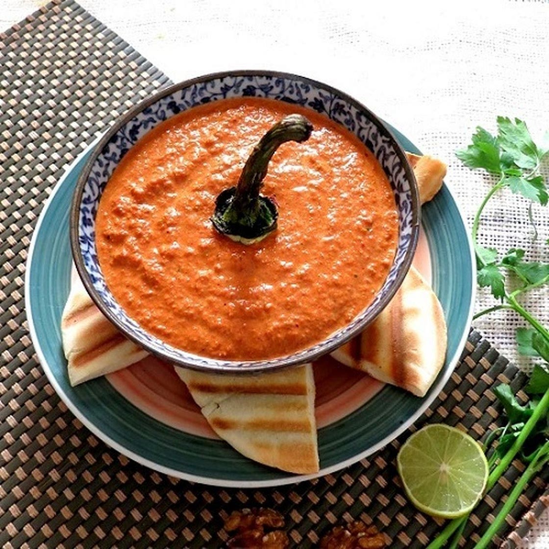 Muhammara / Roasted Bell Pepper and Walnut Dip