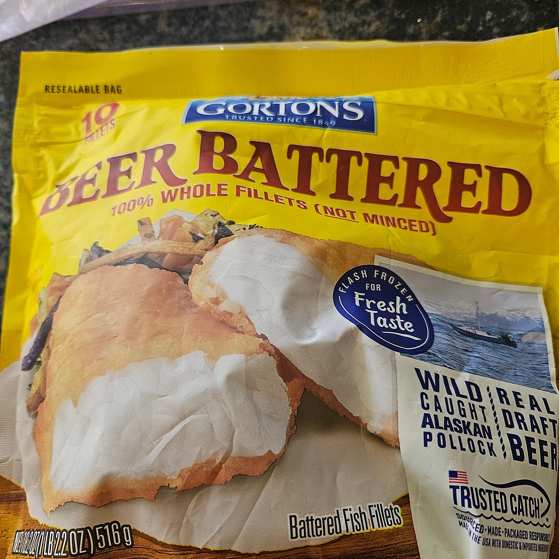 Gorton's beer battered fillets