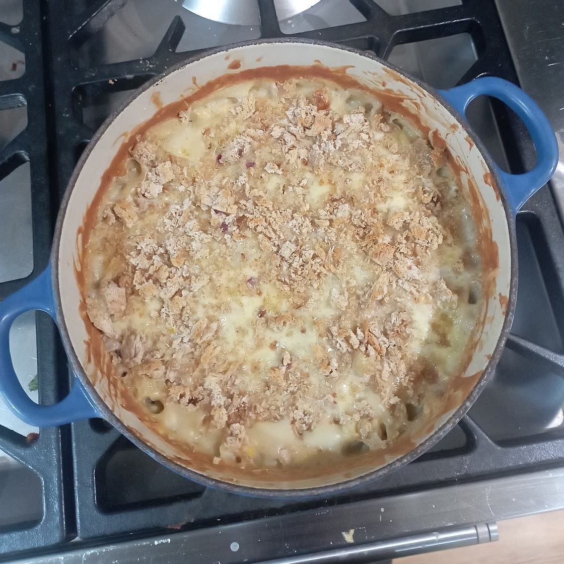 Tuna Mornay (Creamy Tuna Casserole Pasta Bake)