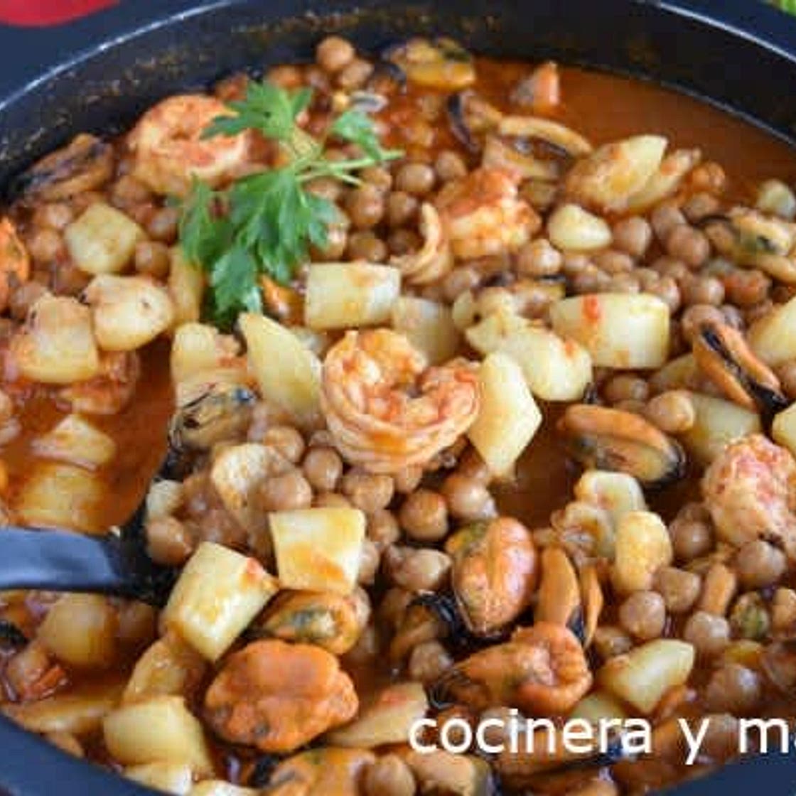 Garbanzos a la marinera