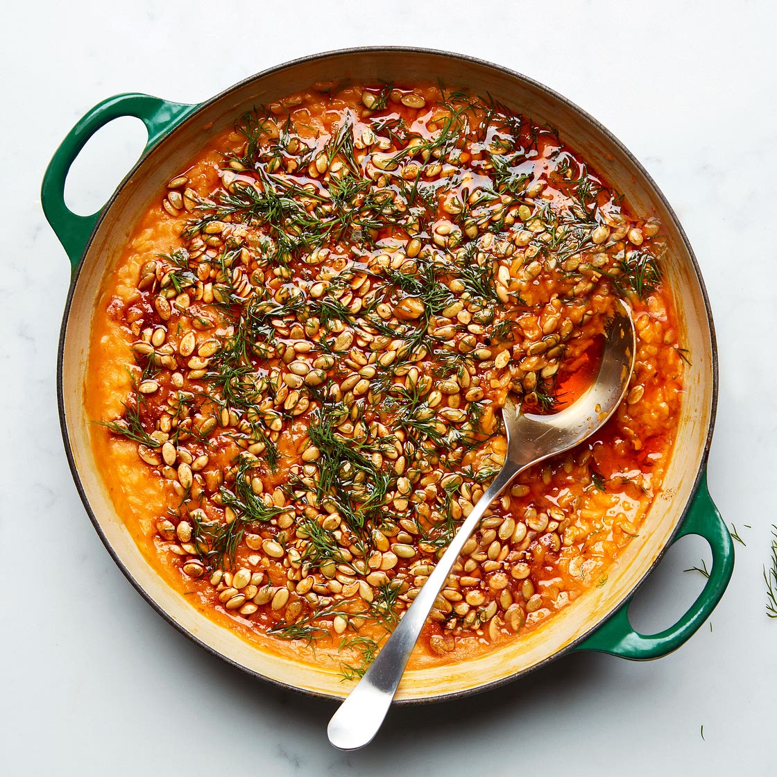Squash Risotto With Pepitas