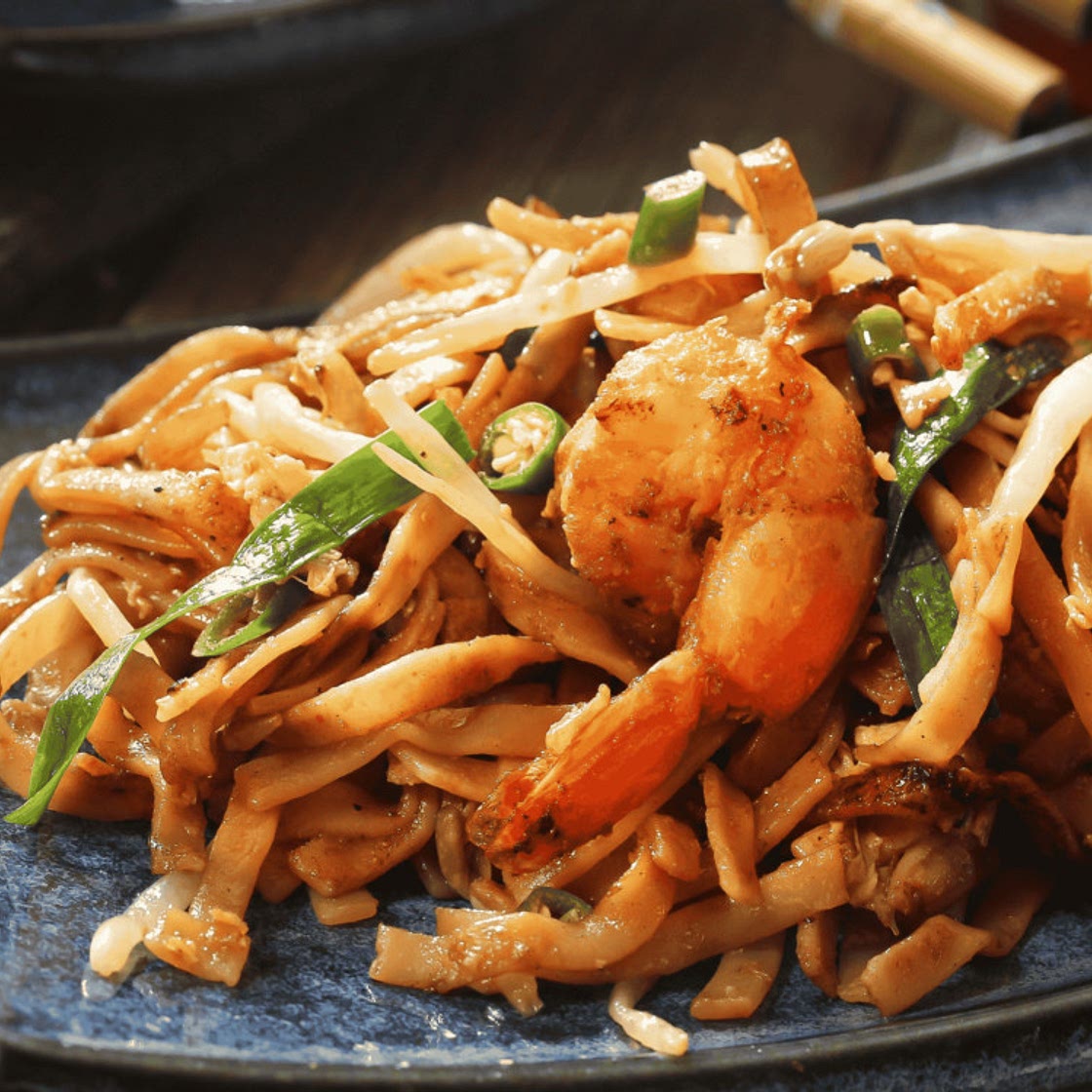 Malaysian Style Stir Fried Rice Noodles