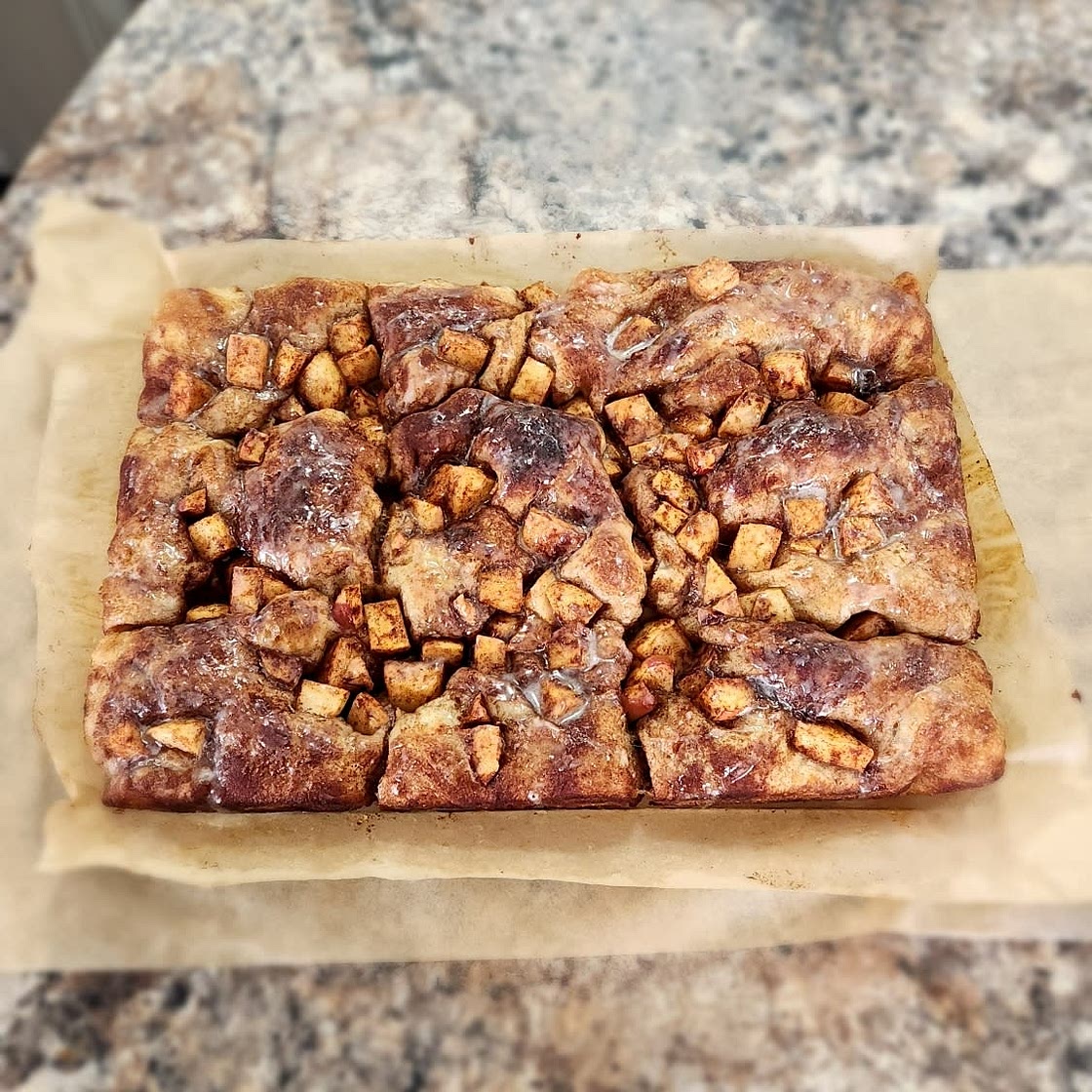 Tear & Share Apple Fritter Focaccia