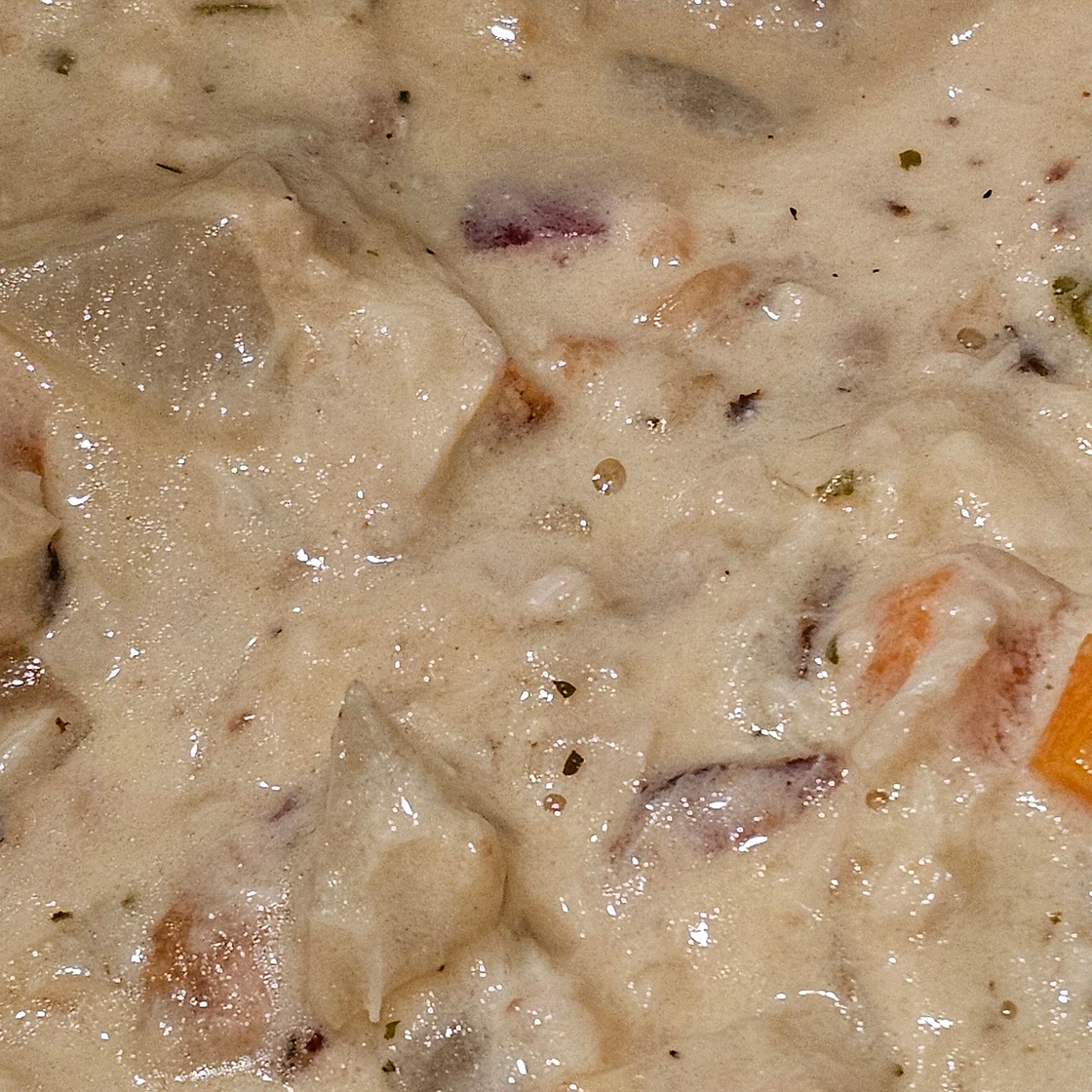 Crack chicken soup