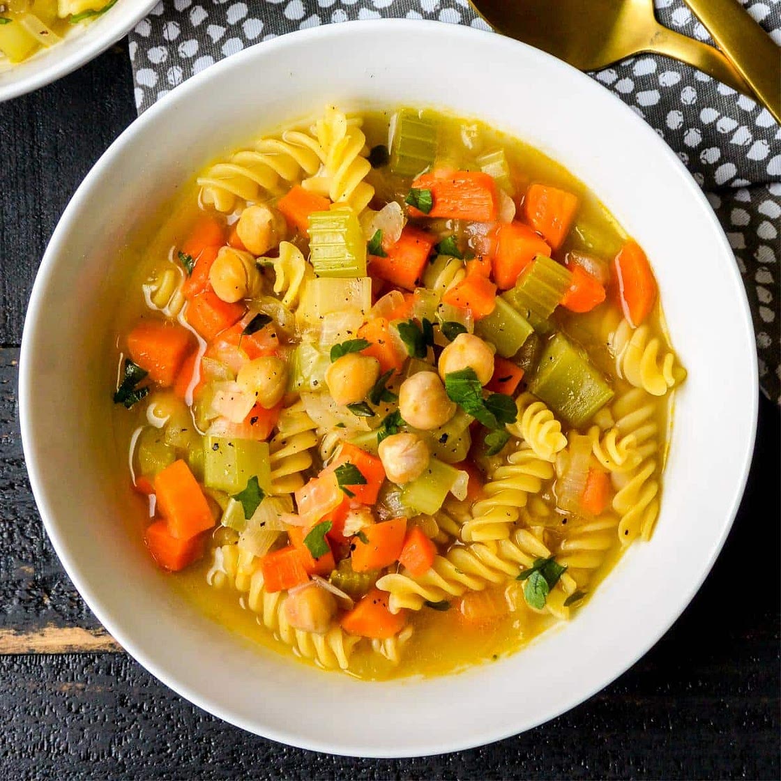 Chickpea Noodle Soup