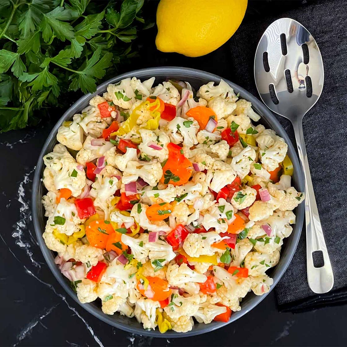 Marinated Cauliflower Salad
