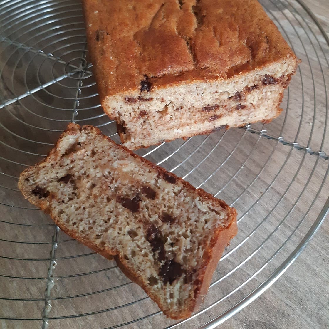 Banana Bread cannelle chocolat