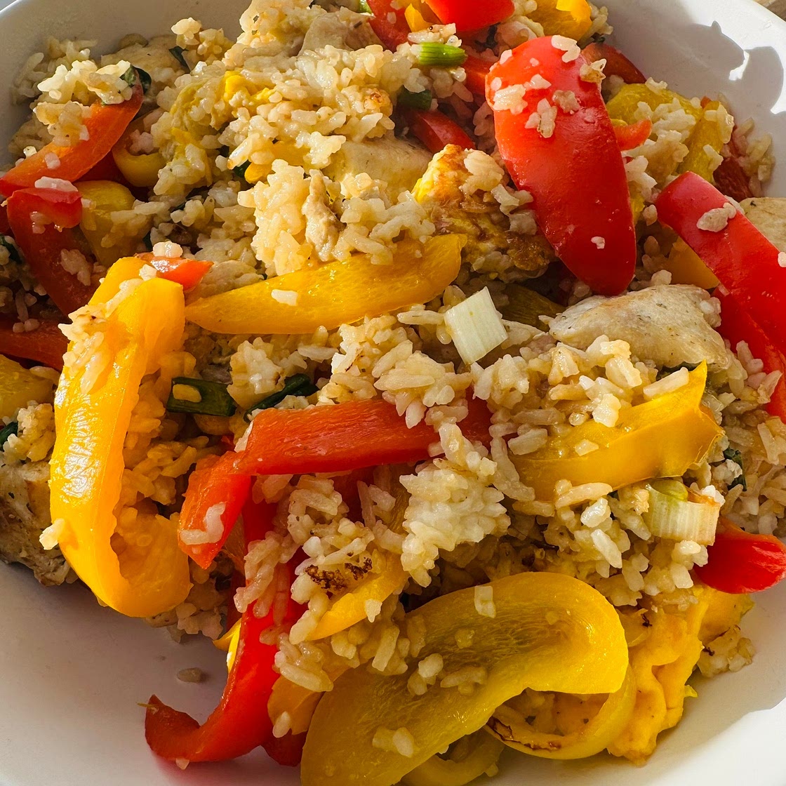 Dairy-Free & Gluten Free Chicken Fried Rice with Veggies
