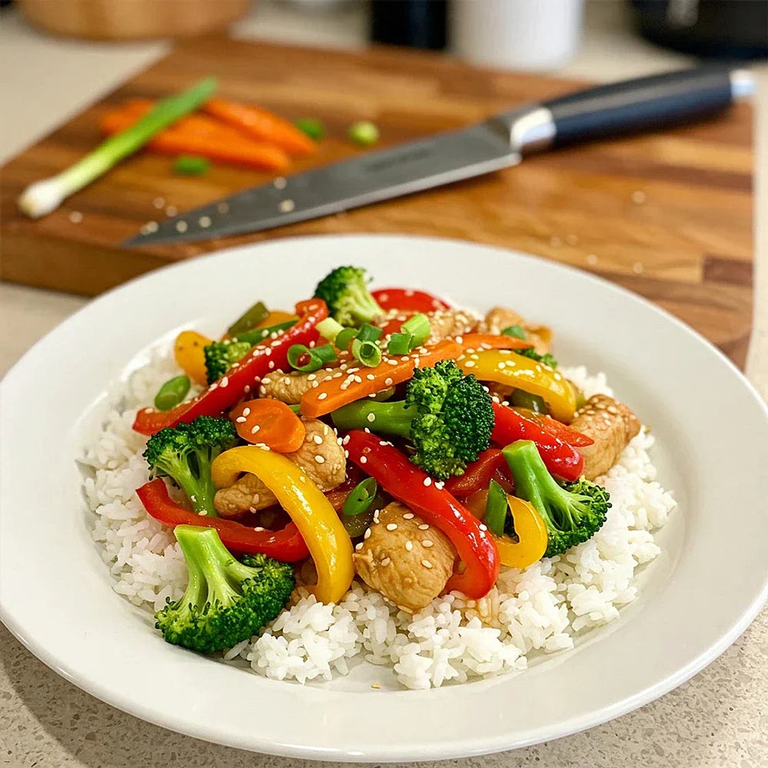 Quick Chicken Stir Fry Recipe | Healthy & Flavorful | Sharp Blades