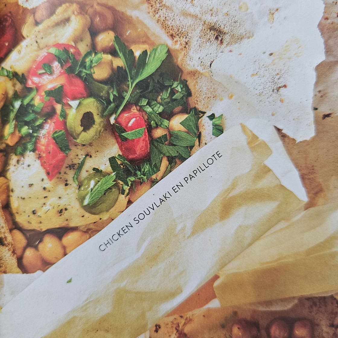 Chicken Souvlaki en Papillote