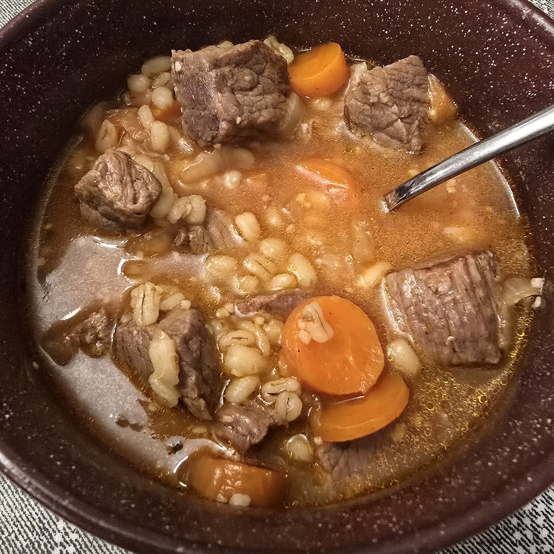 Comforting Beef Barley Soup (Instant Pot)