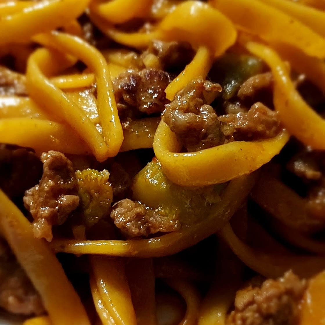 20 Minute Korean Beef Sesame Noodles