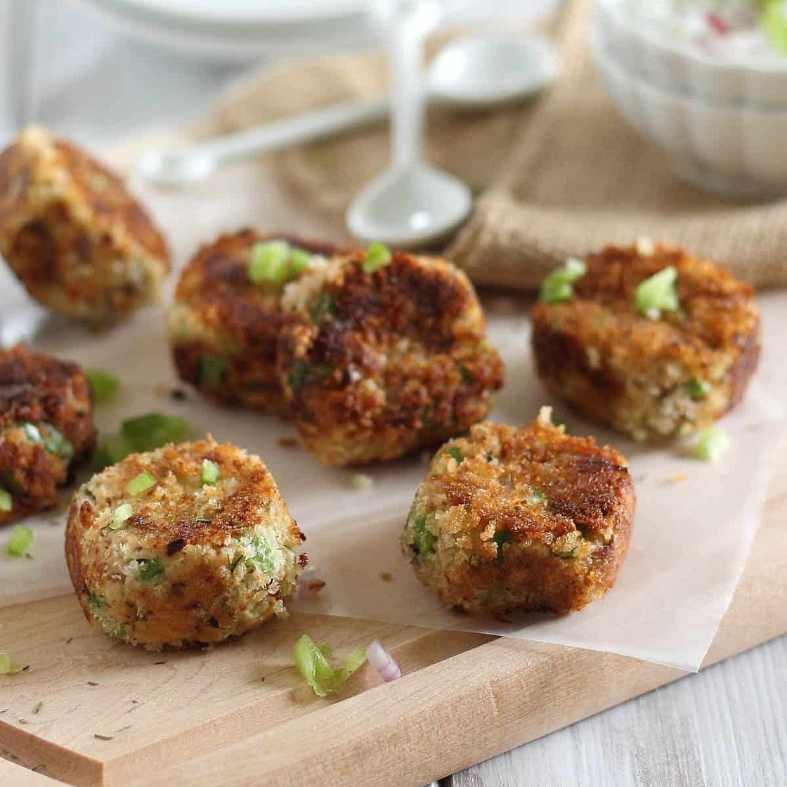 Crispy Salmon Bites