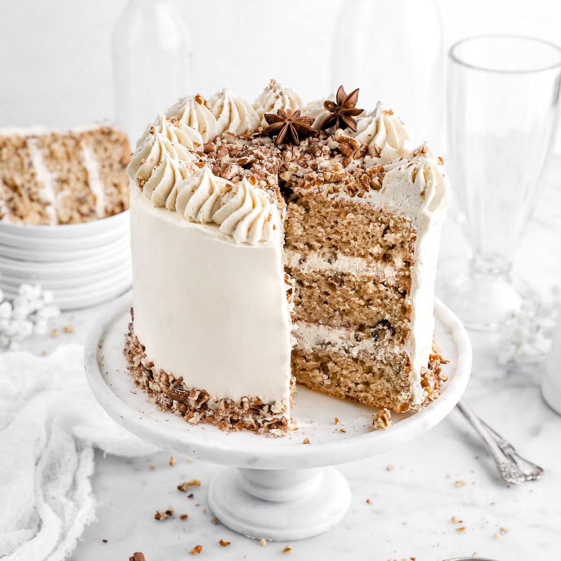 Maple Pecan Cake