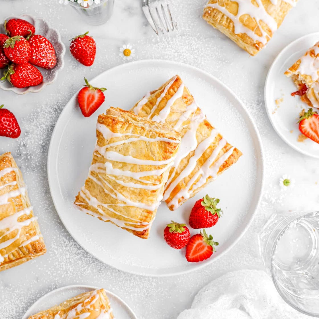 Homemade Strawberry Toaster Strudel