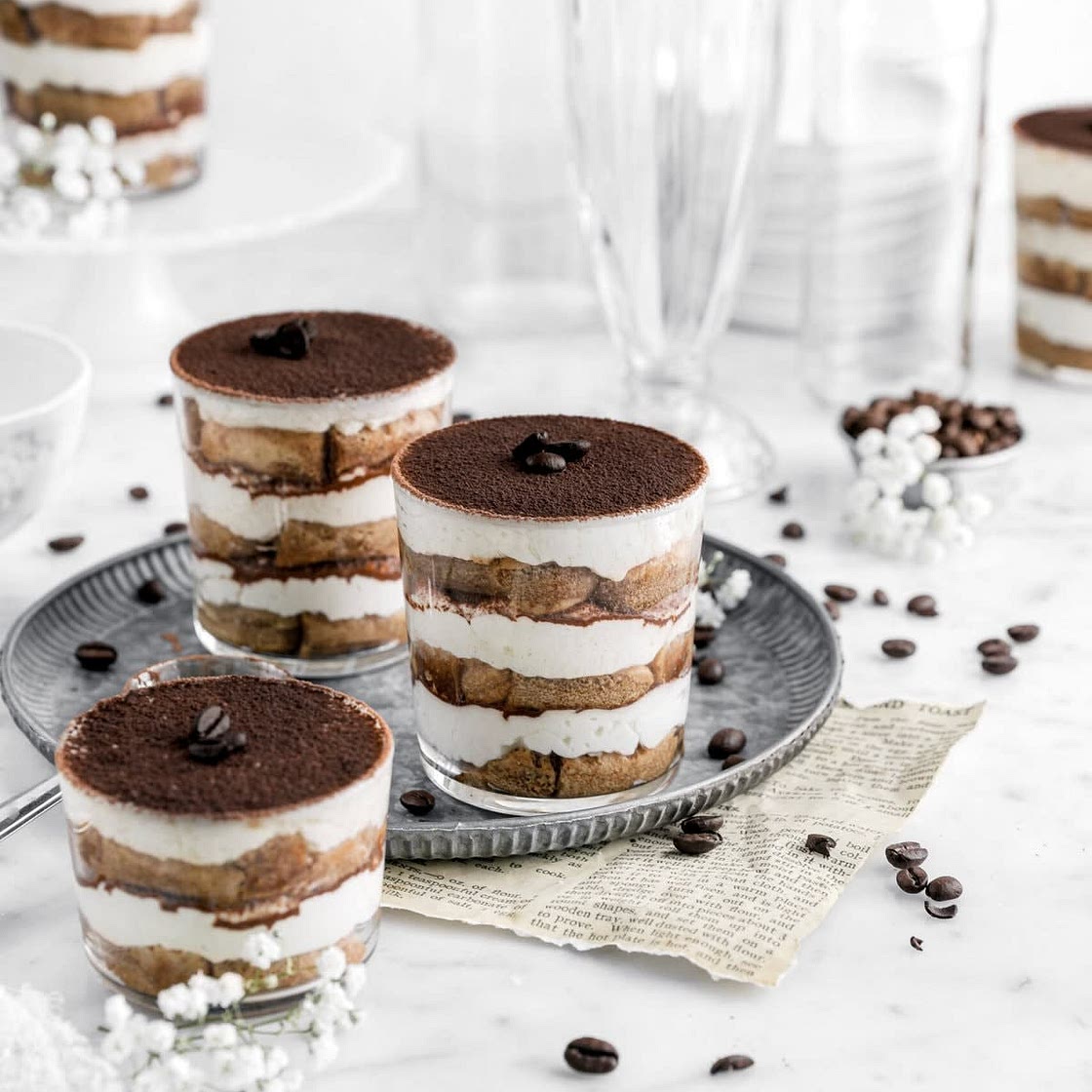 Easy Tiramisu Cups (No Bake!)
