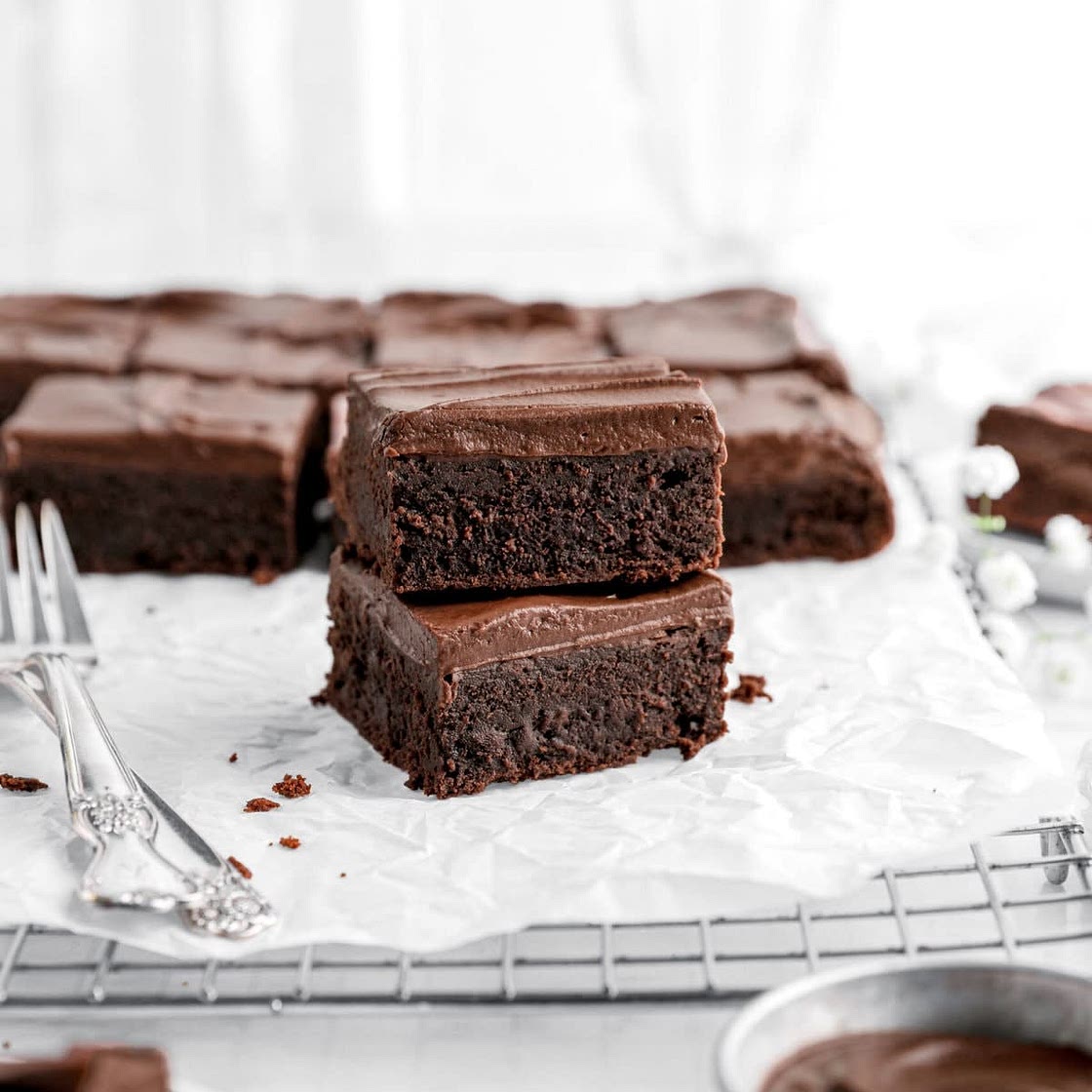 Fudgy Frosted Brownies