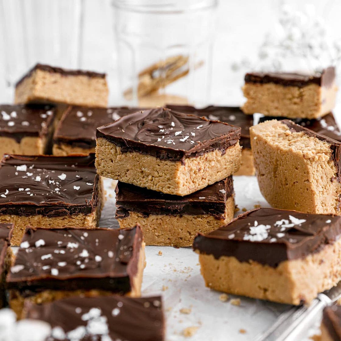 No Bake Chocolate Peanut Butter Bars