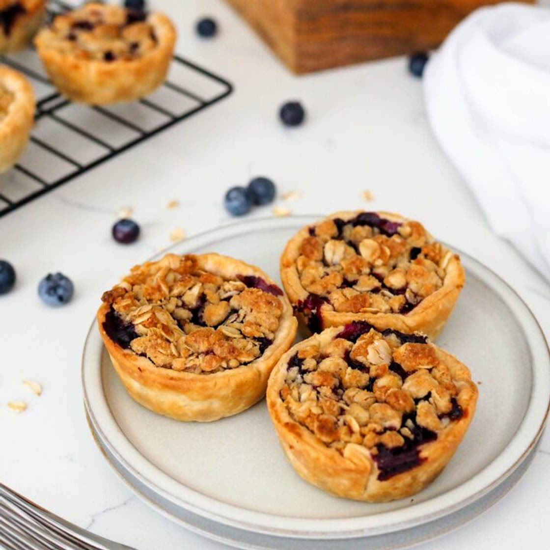 Mini Blueberry Pies