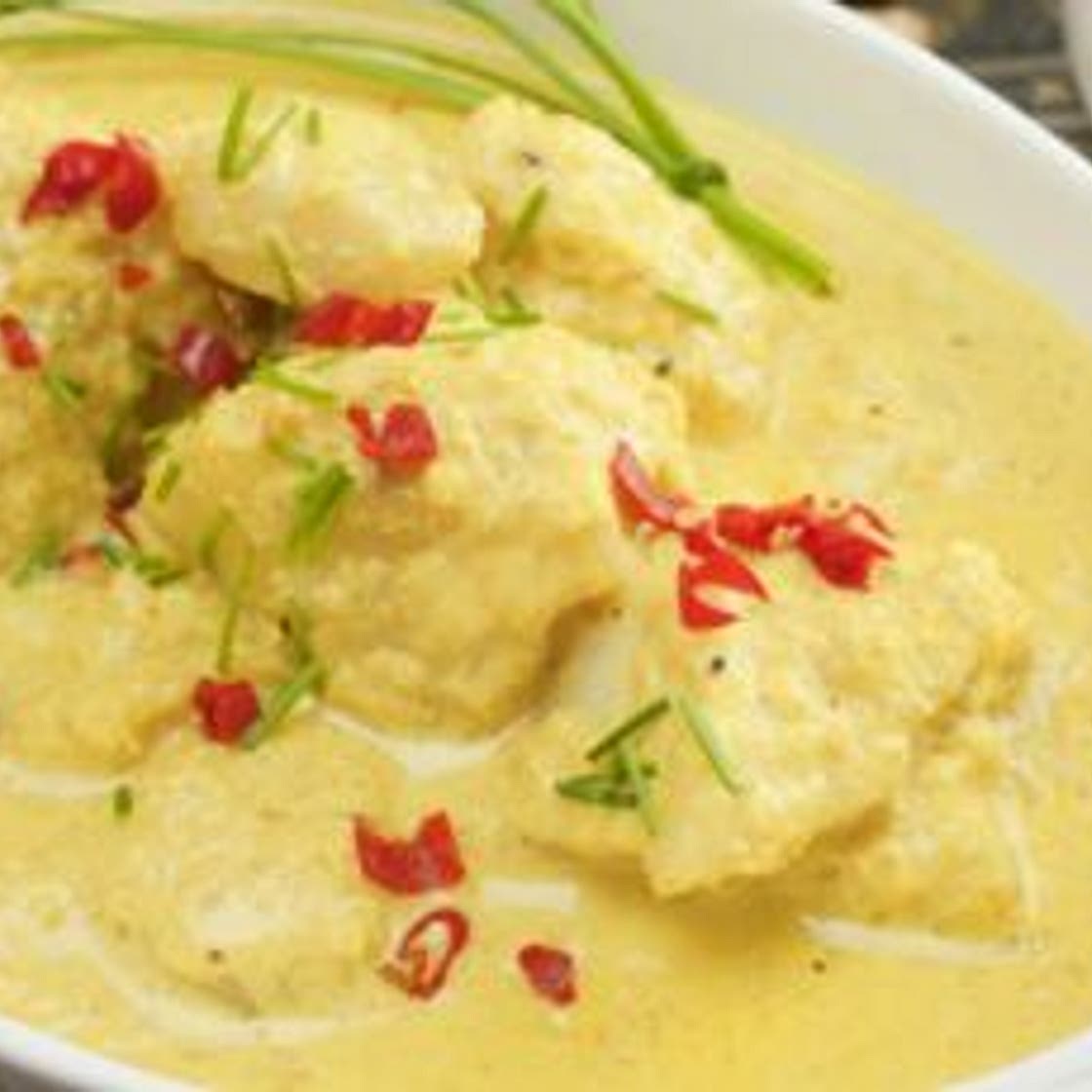 Curry de poisson au lait de coco