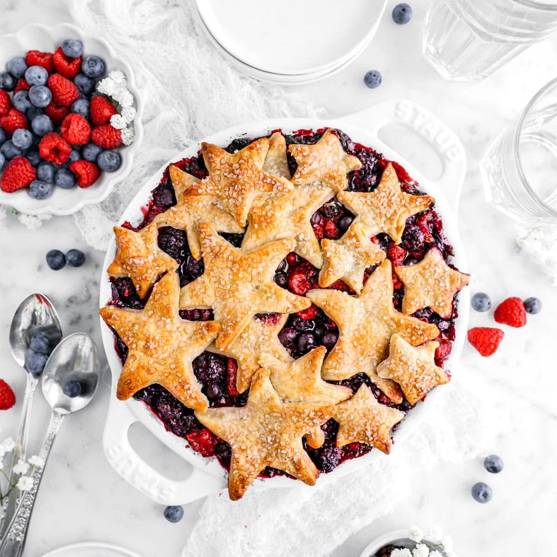 Summer Triple Berry Pandowdy