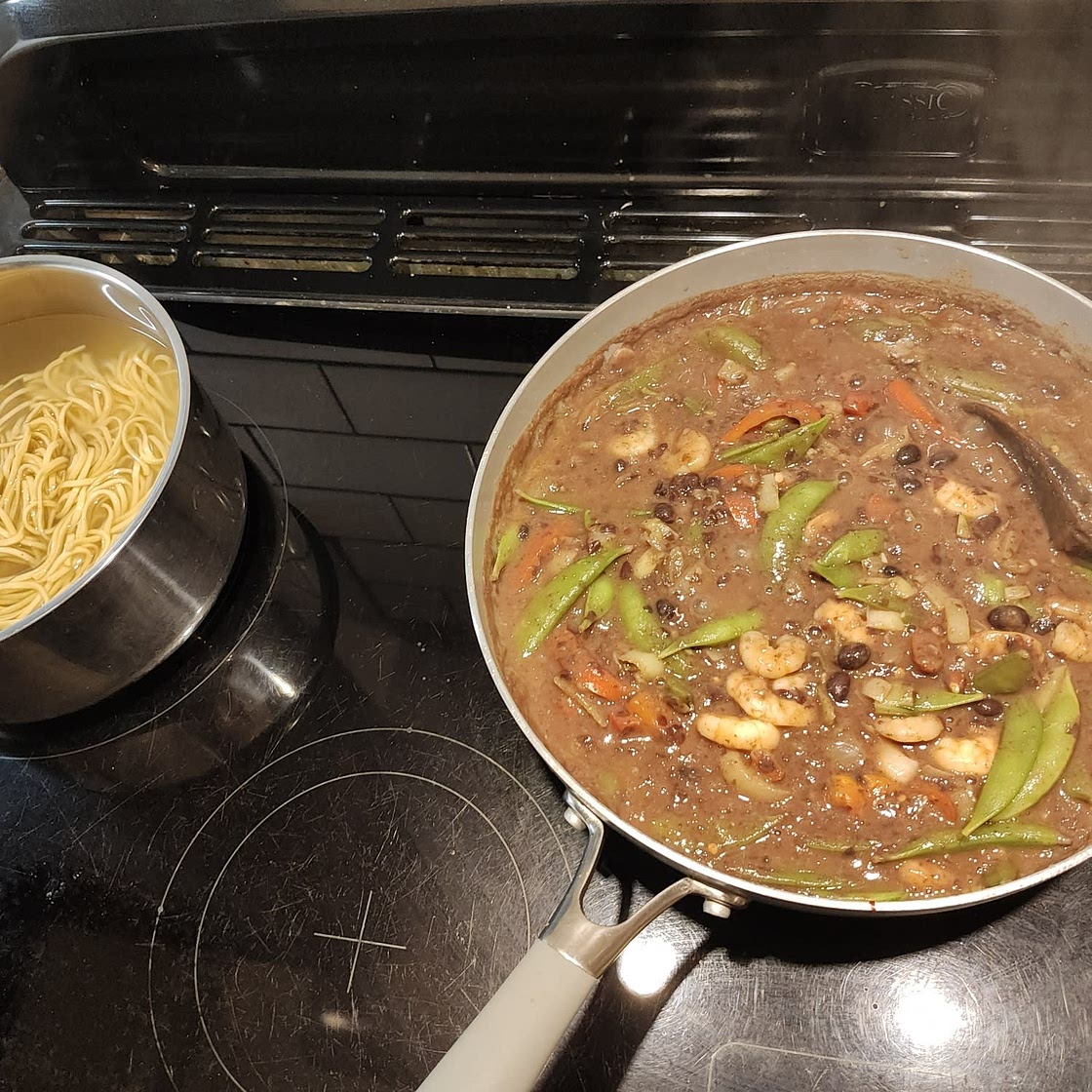 Slimming World chicken in black bean sauce