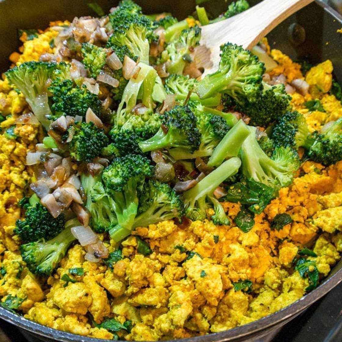 Texas Broccoli Tofu Scramble